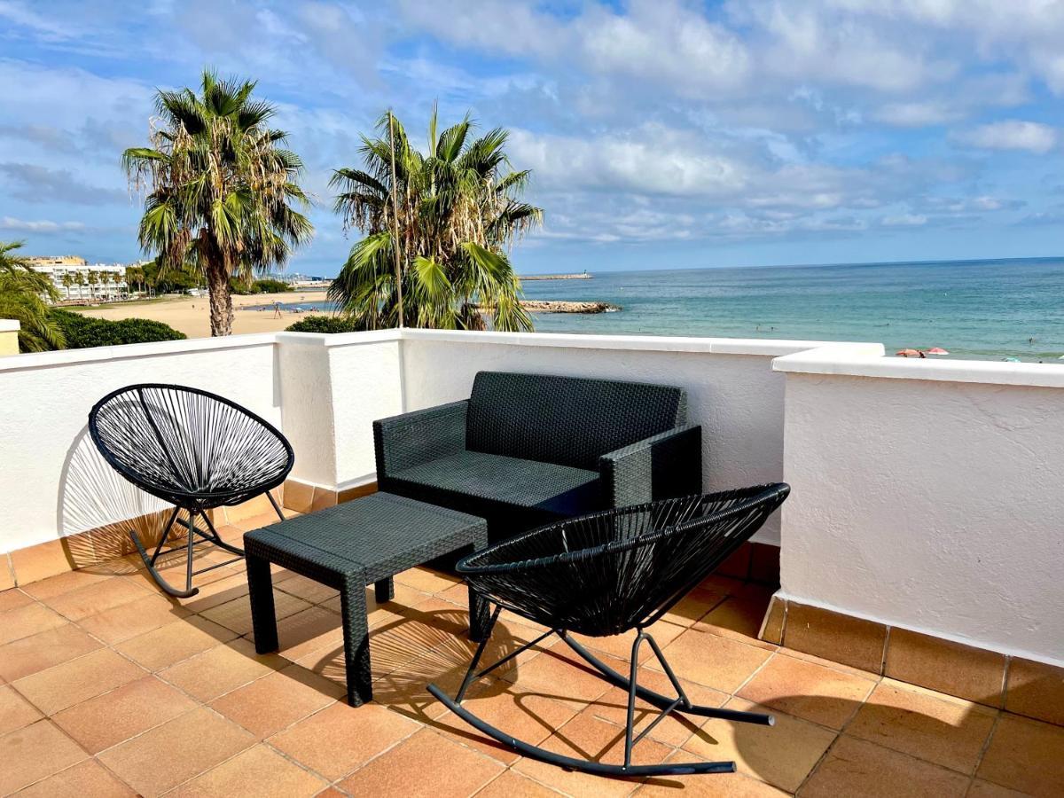 Casa cómoda delante de la playa con vista al mar Cambrils Exterior foto